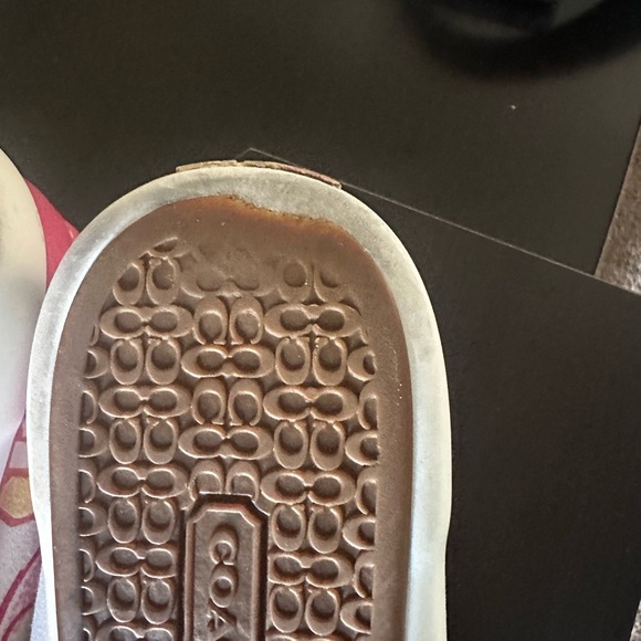 Coach Pink and White Women Sneakers - Picture 8 of 11